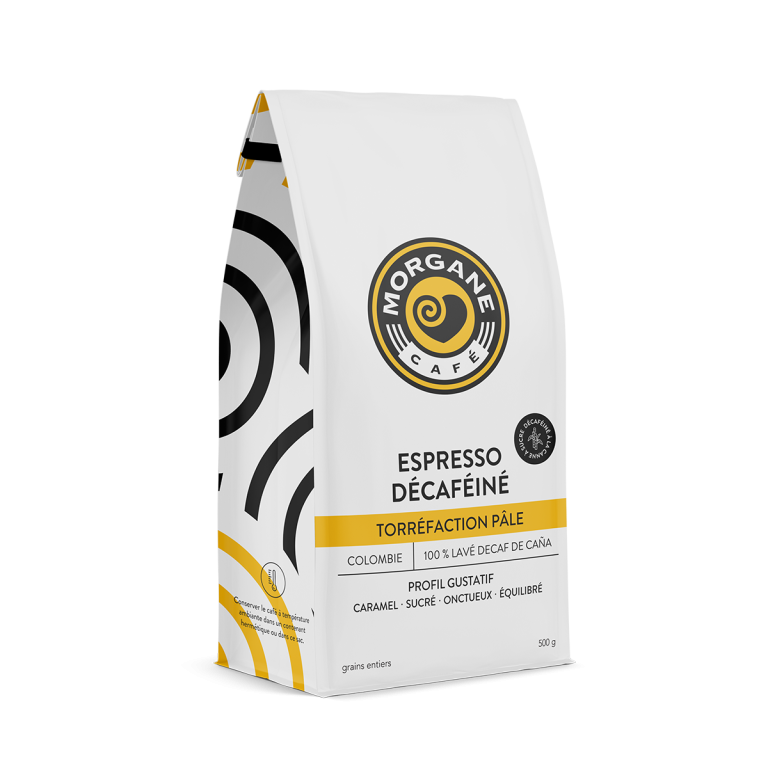 Café Espresso Décaféiné au Sucre de Canne