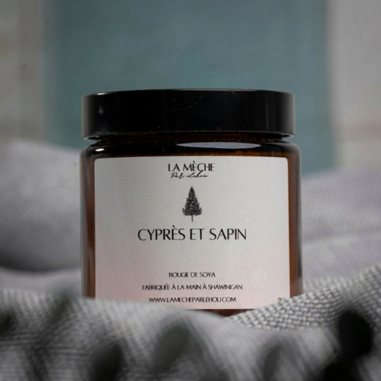 Bougie cyprès et sapin