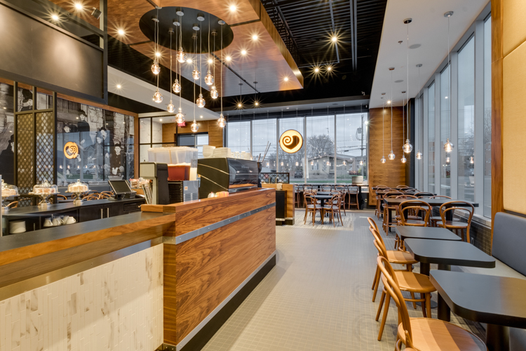 Intérieur du Café Morgane St-Pierre