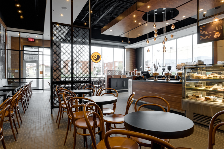 Intérieur du Café Morgane St-Pierre