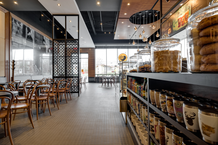Intérieur du Café Morgane St-Pierre