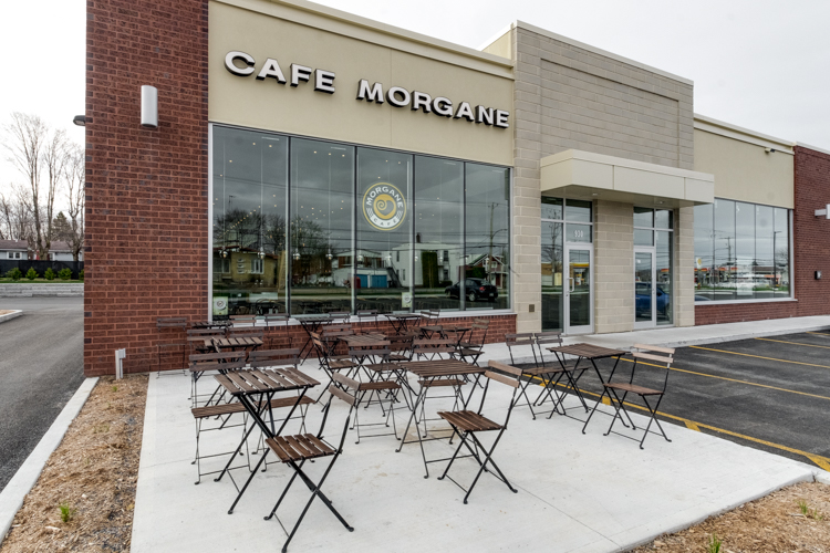 Photo extérieure du Café Morgane sur St-Pierre