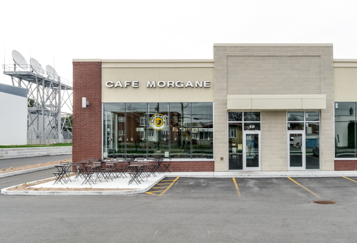 Photo extérieure du Café Morgane sur St-Pierre