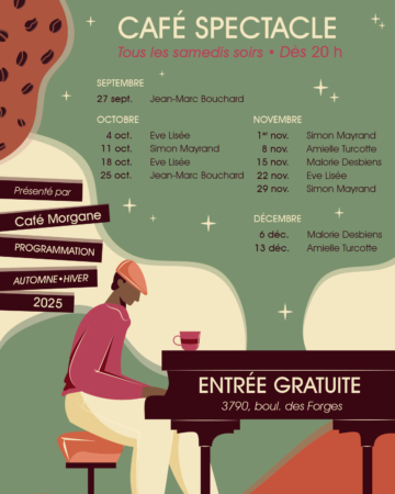 Horaire des Cafés-Spectacles Automne-Hiver 2025-2026